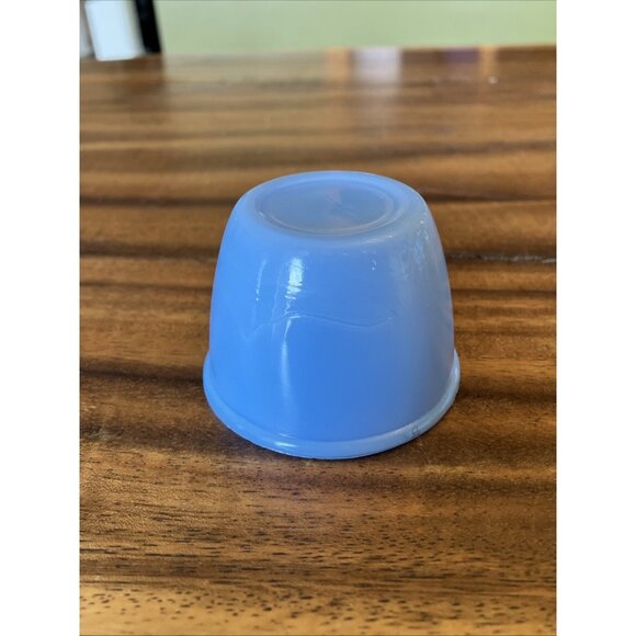 Jeannette Delphite Blue Milk Glass 1/4 Cup Measuring Tab Handle - Picture 5 of 6